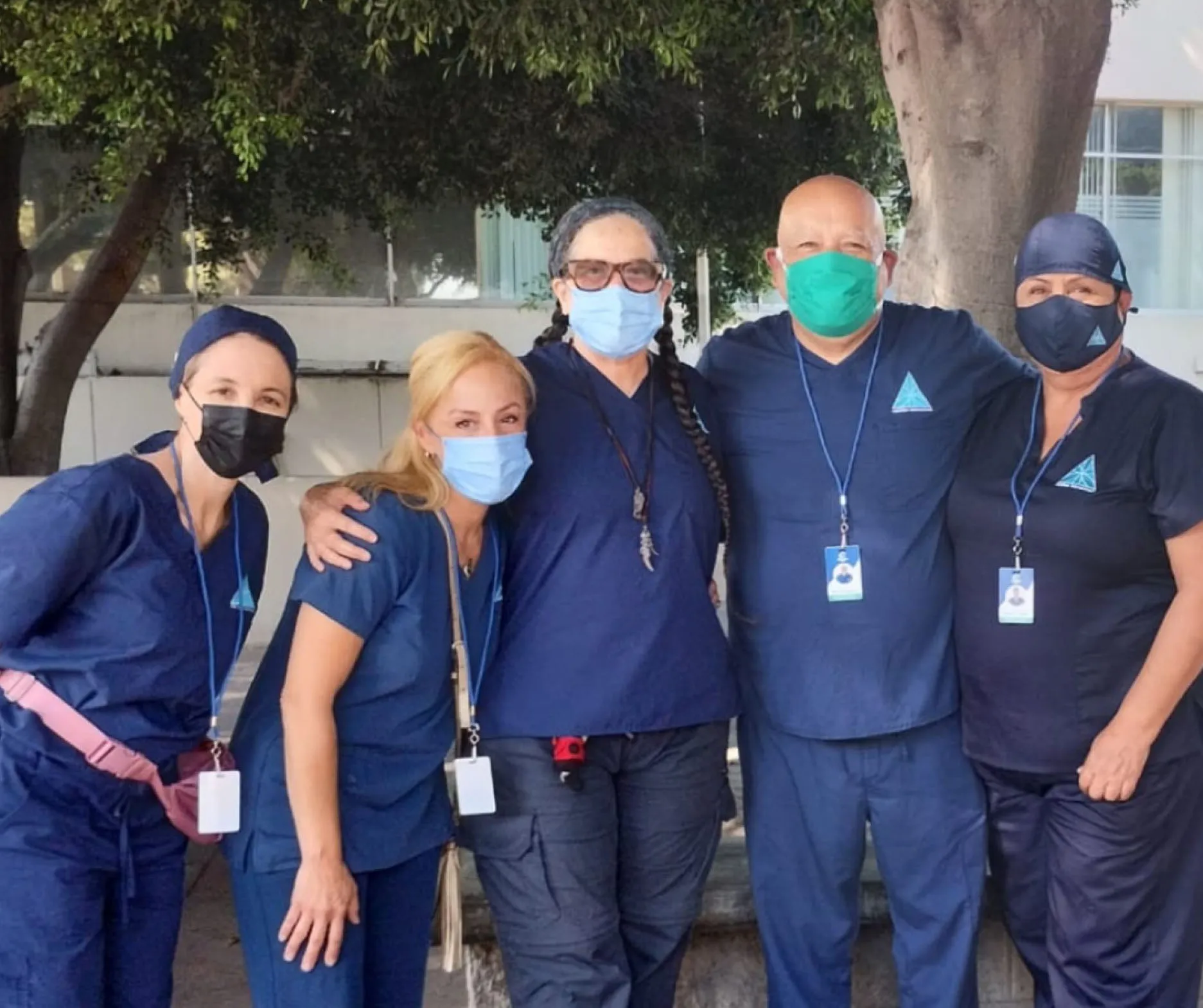 Equipo de voluntariado de Reikitime en el Hospital General de Tijuana